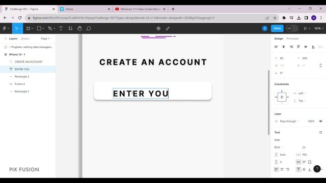 How To Make Registration Form Design Using Figma Step By Step
