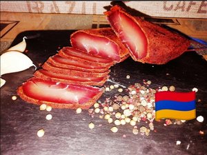 Бастурма из куриного филе.