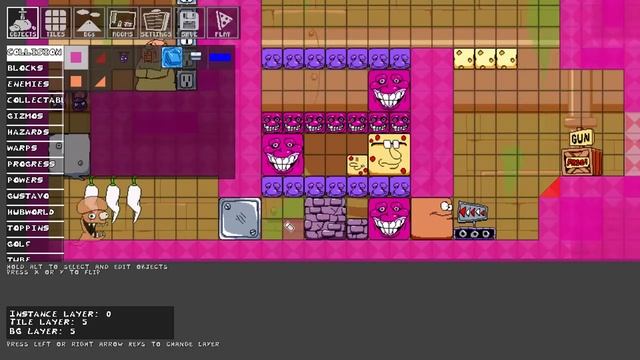How to make a level in this pizza tower level editor! смотреть онлайн