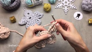 Ангел из трикотажной пряжи. Мастер-класс
