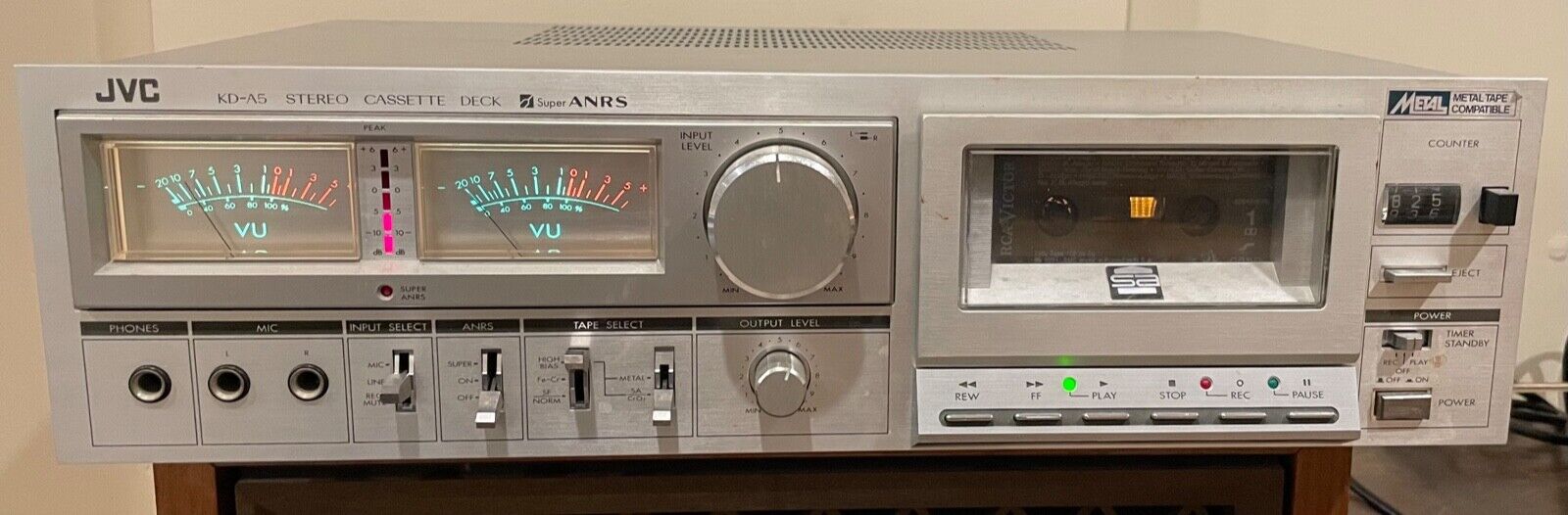 Винтажная стереокассетная дека JVC KD-A5 Super ANRS-ЯПОНИЯ-1979-ГОД