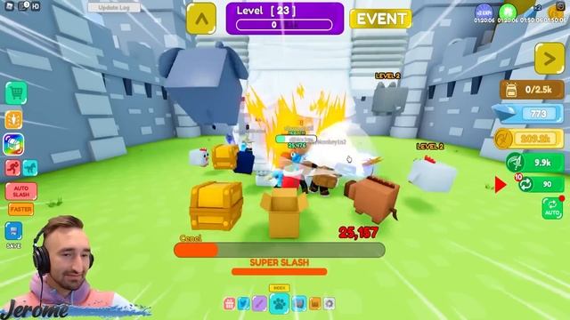 Becoming The STRONGEST Slashing Hero In Roblox смотреть онлайн