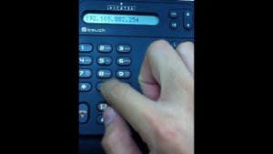 Alcatel 4018 IP Phone IP Configuration