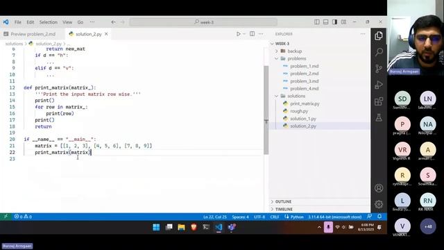 Live session 3: Programming, Data Structures and Algorithms using Python (NPTEL) смотреть онлайн