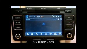 Пример работы навигации и камеры заднего вида на Bolero RCD510 Delphi