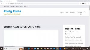 How to Download and install Ultra Font  Free Download in Adobe Photoshop