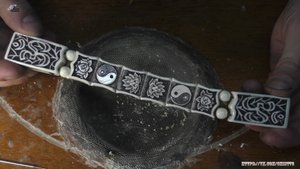 четки перекидные ..шар Aramith .мантра Ом