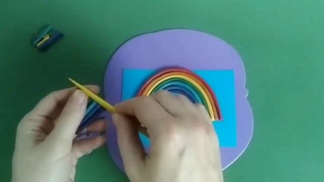 Ліплення з пластиліну: "Веселка"