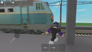 Еду из Москвы в Петербург  на поезде в Roblox. игра:russian railway chill game.