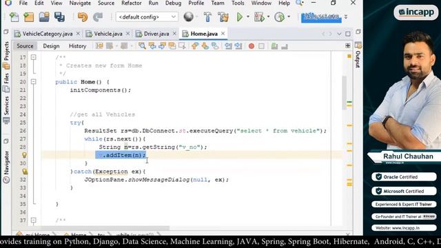 Part - 07 || Creating GUI Project Using JAVA | Java Project | Core Java | Incapp | Rahul Chauhan Si