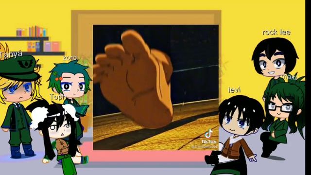 Anime character react to each other//green?☘️// Toph// смотреть онлайн