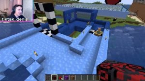 Ледяные гонки в minecraft! #гонкимайнкрафт#майнкрафт#гонки