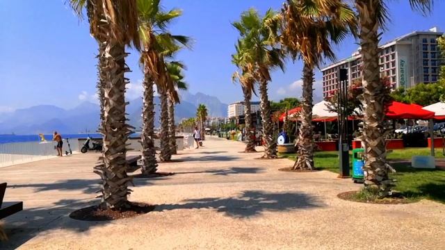 Antalya Konyaalti Beach 23 August 2022 #antalya #turkey #konyaaltı #beach #streettour #bicycletour смотреть онлайн