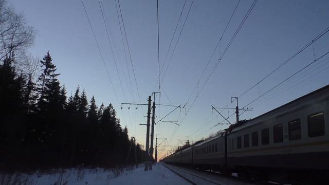 Электропоезд ЭП2Д-0120 сообщением Москва - Кубинка-1 смотреть онлайн