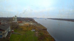 Река ВОЛГА, Нижний Новгород (Борский мост) / VOLGA river, Nizhny Novgorod (Bor bridge)