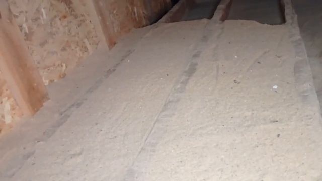Frame Hause Утепление потолка опилками/Сколько опилок нужно на 100м2