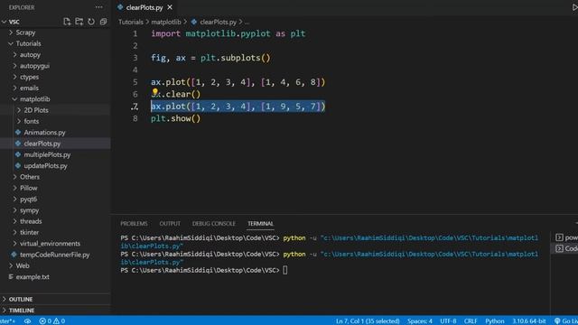 How to Clear a Plot in Matplotlib смотреть онлайн
