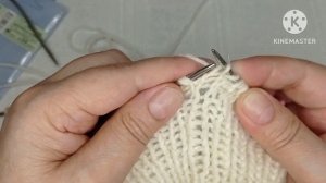 Ложная кеттлевка по кругу вяжем спицами...