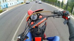 Стант на питбайке irbis ttr 125