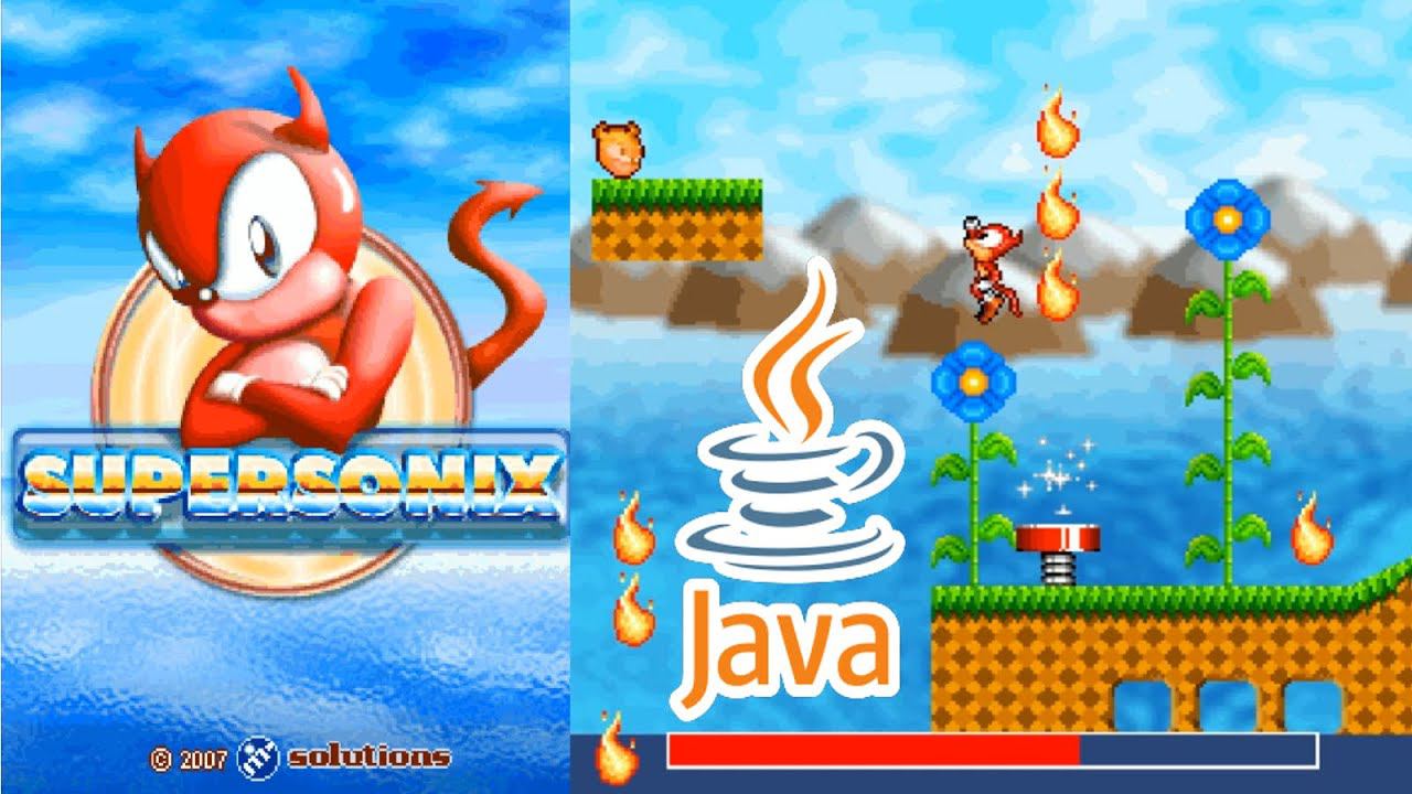 SuperSonix JAVA GAME (M-Solutions 2007 year) FULL WALKTHROUGH