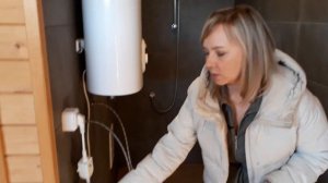 ОБЗОР каркасной бани с односкатной кровлей.Сделано своими руками