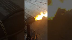 Горелка на отработке, своими руками, из пульверизатора.