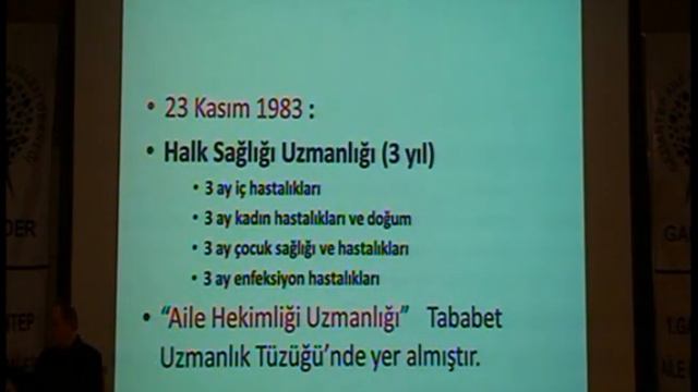 1 Gaziantep Aile Hekimleri Eğitim Günleri Dünyada Ve Türkiyede Aile Hekimliği смотреть онлайн