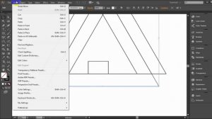 Penrose Triangle design in Adobe Illustrator l Easy make impossible triangle design