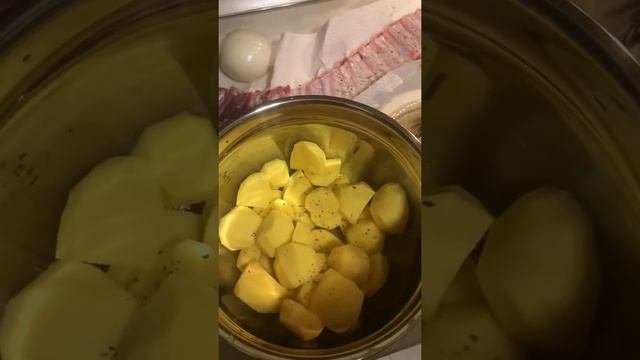 Свиные ребрышки с картошкой смотреть онлайн