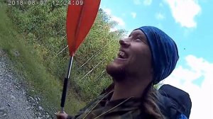 Сплав на самодельной байдарке из упаковочной пленки по Косьве=)
