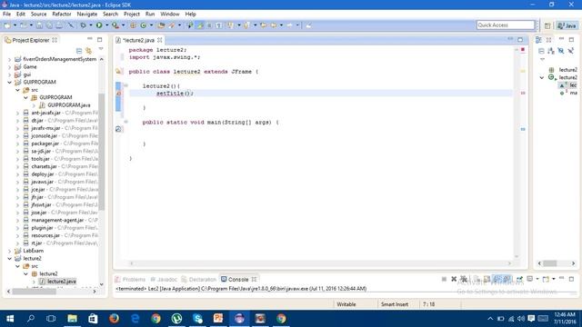 How to create a canvas with java graphical user interface programming смотреть онлайн