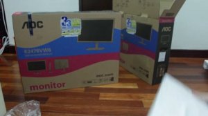 AOC E22/2476VW6 Monitor Unboxing! (Part 2)