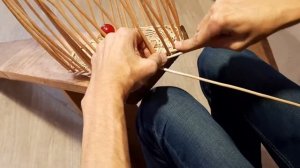 Закрепляем стойки овальной корзины. Часть 3