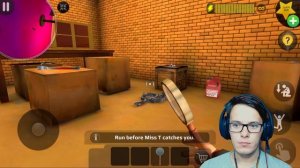 МИСС ТИ ХЭЛЛОУИН Как пройти уровень в игре Scary Teacher 3D хэллоуин