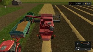 Farming Simulator 17 ➣ Прохождение • Sosnovka. Часть 394. Сбор урожая Пшеницы на своём поле