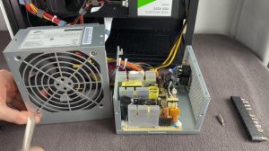 Разбор блока питания FSP500 и смазка вентилятора.