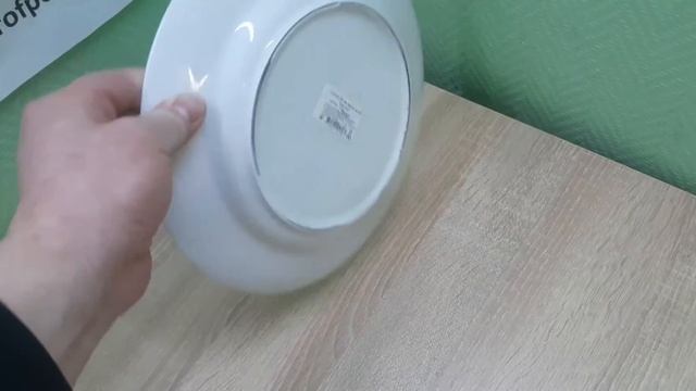 Тарелка мелкая «Идиллия» DOFZ D=26.6см белая фарфоровая арт 24043 смотреть онлайн