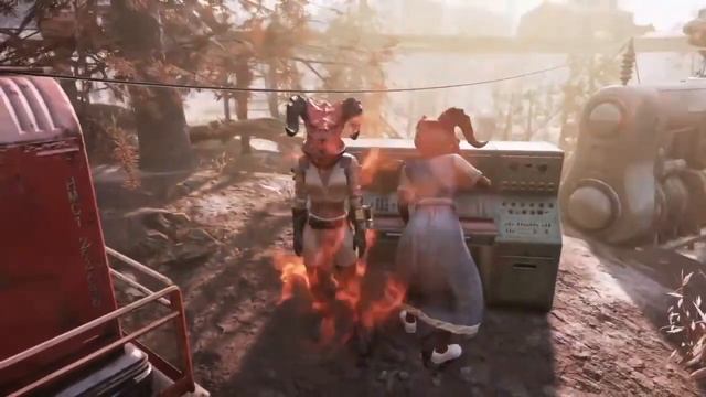 FIERY GLITCH! Fallout 76 bugs errors glitches FO76 CRAZY GLITCH fallout 76 Vampiress Vault Girl смотреть онлайн