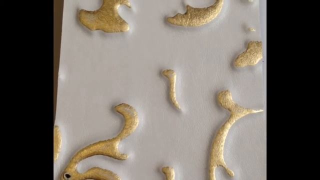 3D декоративная панель ЭЛЕГАНТ | Кожа | БЕЛОЕ ЗОЛОТО | Демо "ДВЕРИ ВОЗИМ" смотреть онлайн