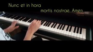 AVE MARIA/PIANO COVER of the song AVE MARIA
