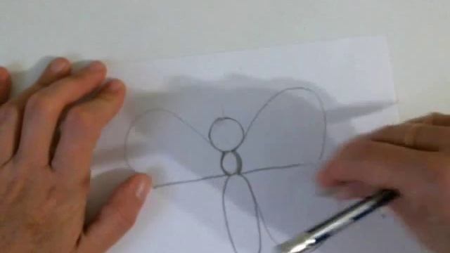 Рисуем быстро и просто.Как нарисовать Бабочку. смотреть онлайн