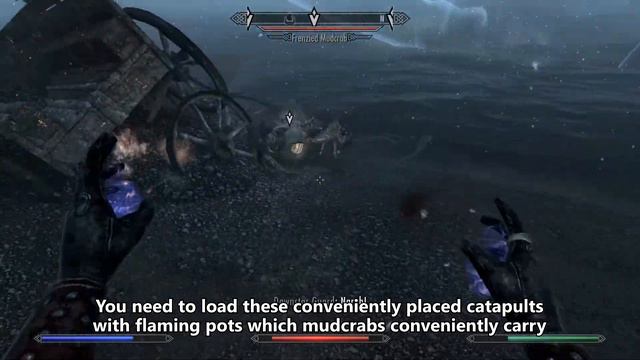 Skyrim: Emperor Mudcrab Battle (Anniversary Edition) смотреть онлайн