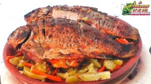 Караси в сметане готовим в тандыре, с жареной картошкой. #8