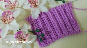 ОБЪЕМНЫЙ РЕЛЬЕФНЫЙ УЗОР СПИЦАМИ 269 Вязание Узоры спицами Knitting patterns