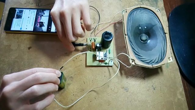 усилитель звука на микросхеме К174УН7 смотреть онлайн