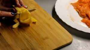 Норвежский сливочный суп из сёмги.  Очень вкусный.