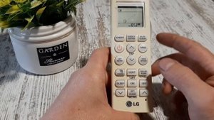 Настройка таймера включения кондиционера LG INVERTER