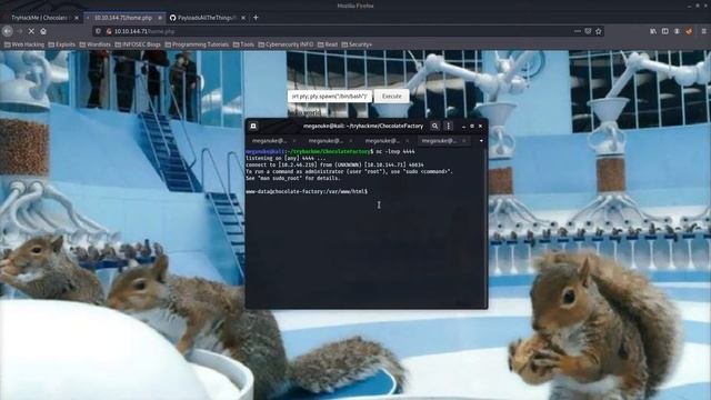 Chocolate Factory Walkthrough | TryHackMe