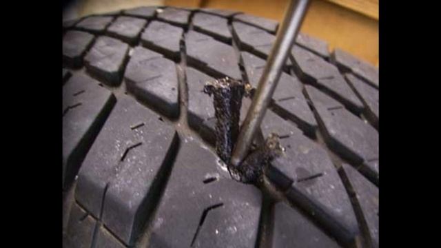 Ремонт бескамерной шины, 1 смотреть онлайн