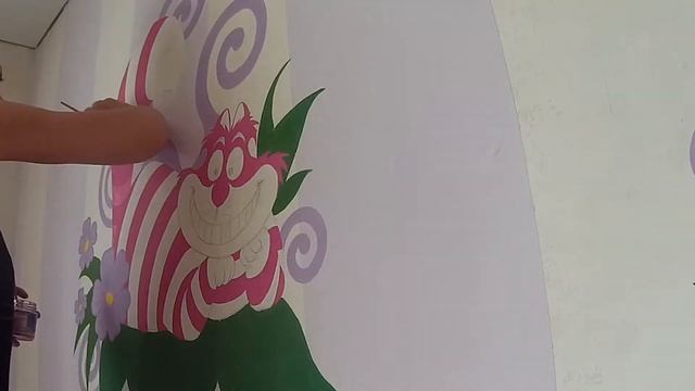 Украшаем детскую. Рисуем на стене! Роспись на стенах. Часть 2 смотреть онлайн